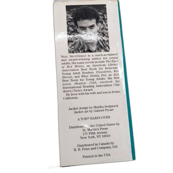 Neal Shusterman First Edition Book Scorpion Shards 1995 - Picture 3 of 6